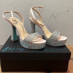 Betsy Johnson rhinestone heels